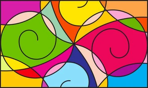 Colorful pattern Stock Illustration