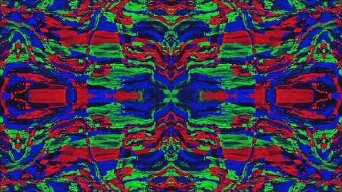 Colorful pattern light transformations shimmering background. Stock Footage 121118061