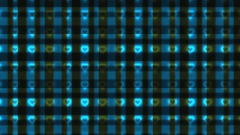 Colorful pattern of lines and shapes in shades of blue and Stock Footage 338226299