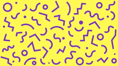 Colorful Pattern. Modern Geometric Abstract Shapes. Squiggle Zig-Zag Background イラスト素材