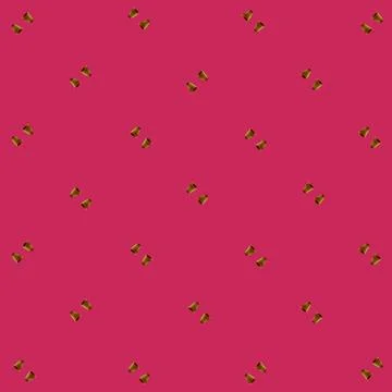 Colorful pattern of paper drinking cups on pink background. Top view. Flat lay Foto stock