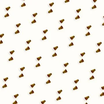 Colorful pattern of paper drinking cups on white background. Top view. Flat lay Stock Photos