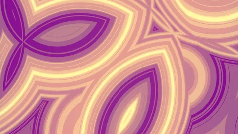 Colorful pattern of randomly placed rounded shapes. 3d rendering loop animation Stock Footage 178360545