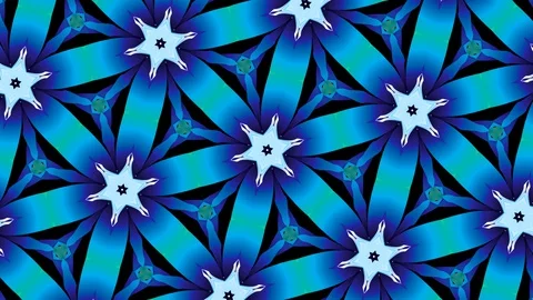 Colorful pattern sequence of a kaleidoscope. 4K abstract colorful motion effect Stock Footage 127680036