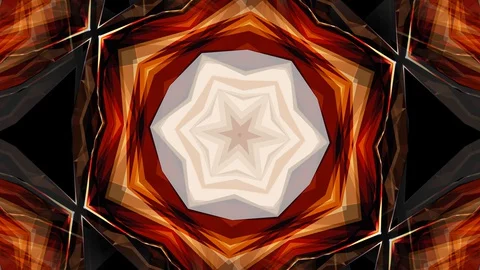 Colorful pattern sequence of a kaleidoscope. 4K abstract colorful motion effect  Stock Footage 127702578