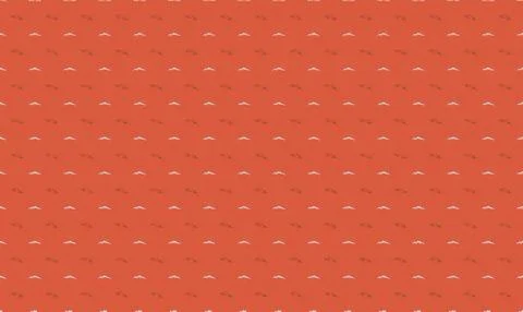 Colorful pattern with small yellow and white shapes on orange background Stock Illustration