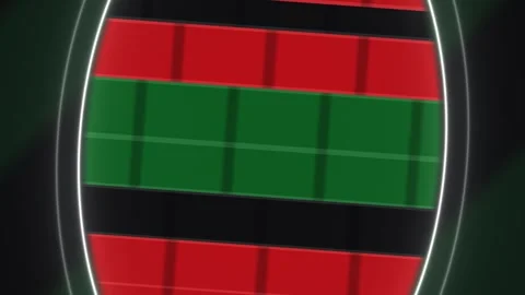 Colorful pattern with stripes in red, green, and black Stock Footage 339514574