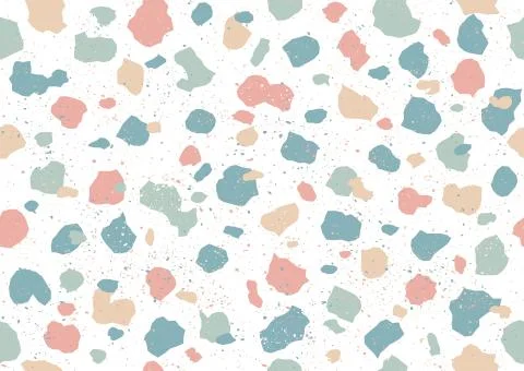 Colorful pattern with terrazzo texture Иллюстрация