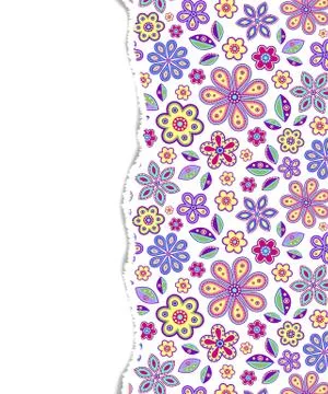 Colorful pattern with torn paper Stock Illustration