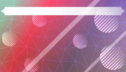 Colorful pattern with triangles, line., circle, with gradient. For your busin Illustrazione stock