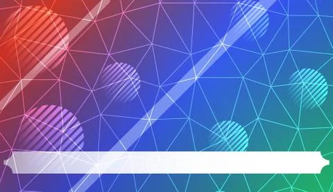 Colorful pattern with triangles, line., circle, with gradient. For your busin Stock Illustration