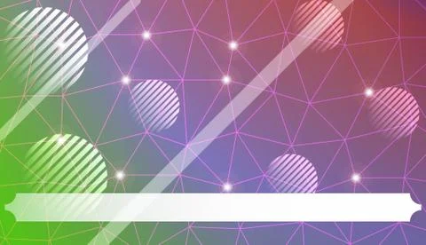 Colorful pattern with triangles, line., circle, with gradient. For your busin Stock Illustration