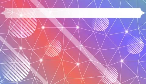 Colorful pattern with triangles, line., circle, with gradient. For your busin Stock Illustration