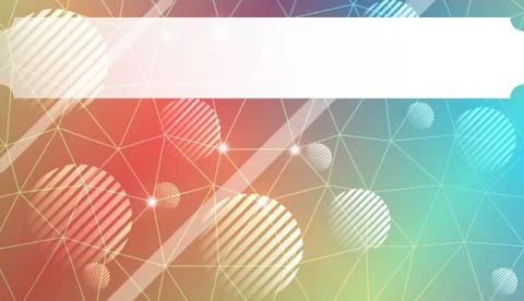 Colorful pattern with triangles, line., circle, with gradient. For your busin 스톡 일러스트