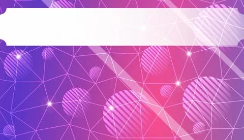 Colorful pattern with triangles, line., circle, with gradient. For your busin Illustrazione stock