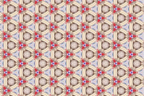 Colorful Pattern Wallpaper 스톡 일러스트