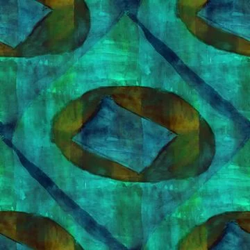 Colorful pattern water texture paint blue, green abstract color Stock Illustration