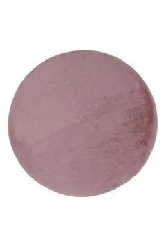 Colorful patterned circle carpet on a white background Stock Photos