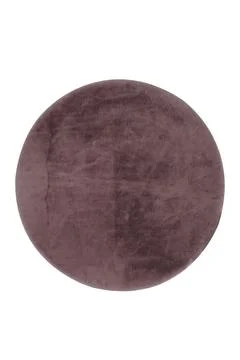Colorful patterned circle carpet on a white background Stock Photos