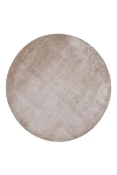Colorful patterned circle carpet on a white background Stock Photos