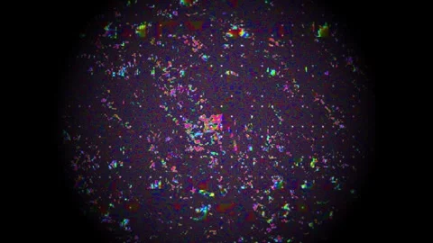 Colorful patterns dance on a dark background Stock Footage 338293248