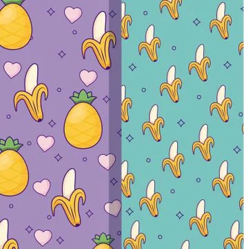 Colorful patterns design Stock Illustration
