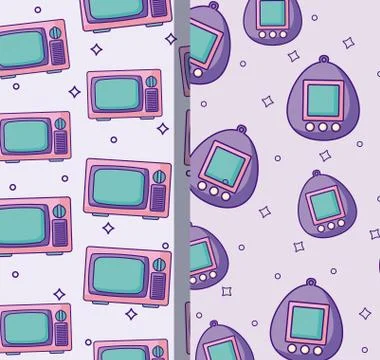 Colorful patterns design 스톡 일러스트