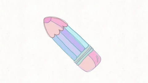 Colorful Pencil Animation Stock Footage 335475000