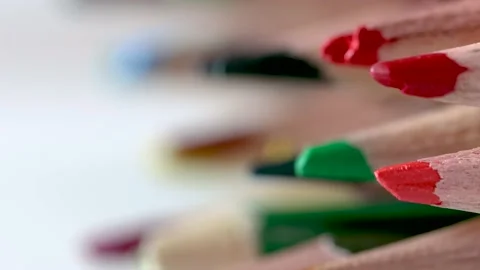 Colorful Pencils Stock Footage 170590853