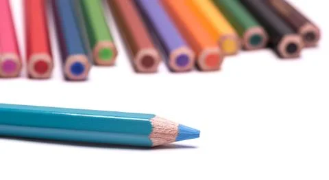 The colorful pencils Stock Photos