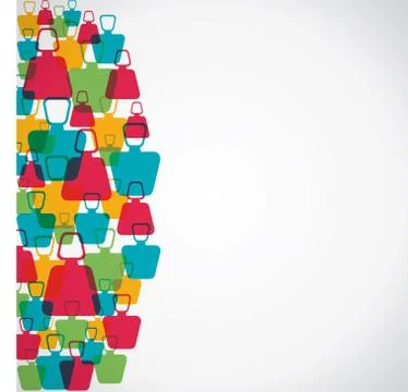 Colorful people background vector Stock Illustration