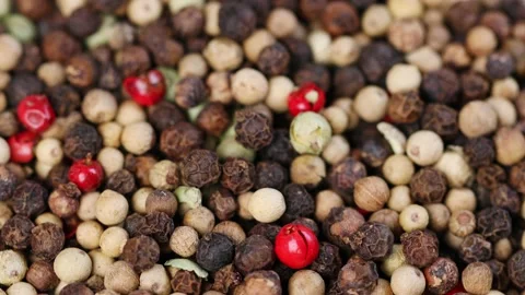 Colorful pepper in a close-up Stock Footage 152293726