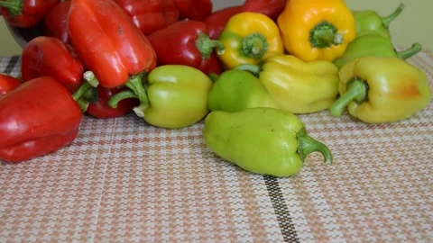 Colorful pepper Stock Footage 141374260
