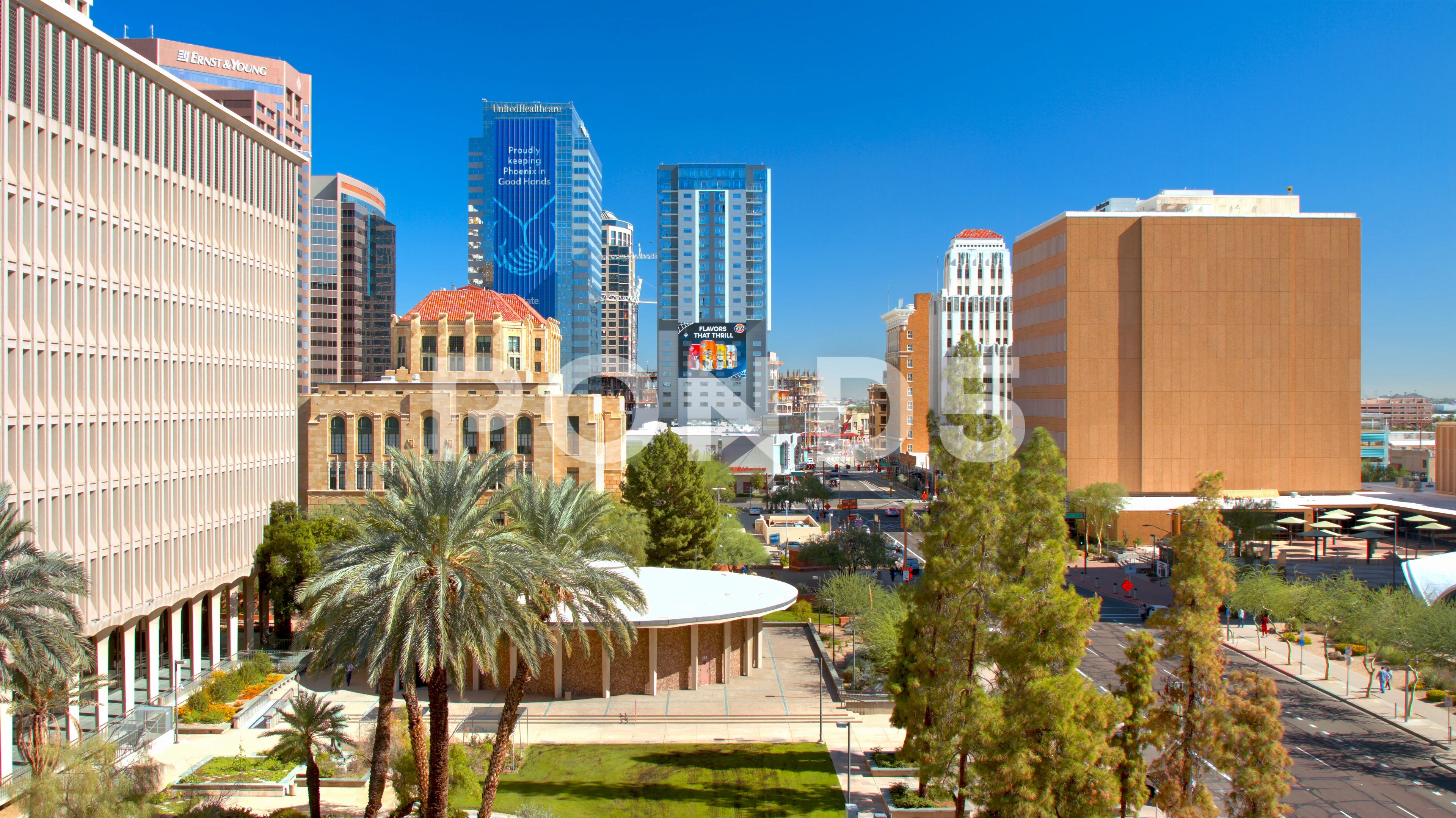 Downtown Phoenix Arizona Stock Photo - Download Image Now