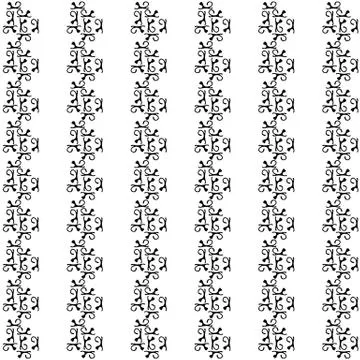 Colorful picture: the cute pattern of cats silhouettes Stock Illustration