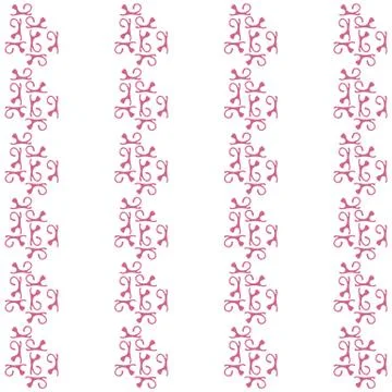 Colorful picture: the cute pattern of cats silhouettes Stock Illustration