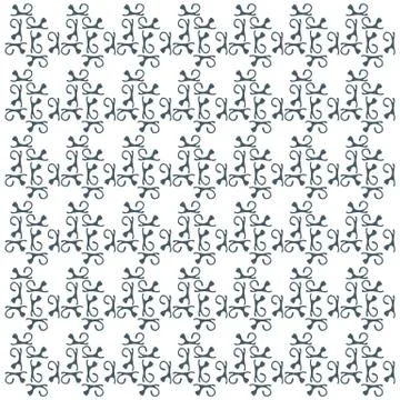 Colorful picture: the cute pattern of cats silhouettes Stock Illustration