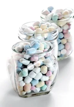 Colorful pieces of chalk Stock Photos