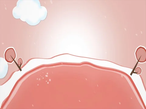 Colorful Pink Animated Clouds Stock Footage 73617533
