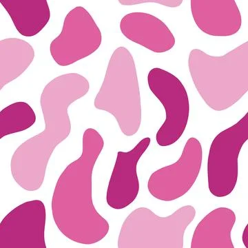 Colorful pink spots seamless pattern Stock Illustration
