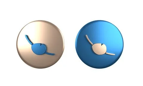 Colorful Pirate eye patch icon isolated on white background. Pirate accesso.. Illustrazione stock