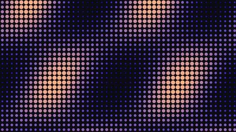 Colorful pixel art abstract pattern with geometric shapes and dots illustrati Stock Illustration