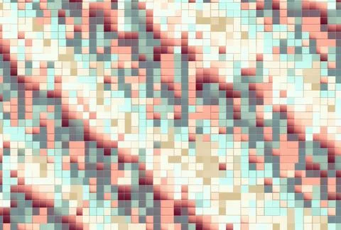 Colorful pixel art pattern seamless graphic background Stock Illustration