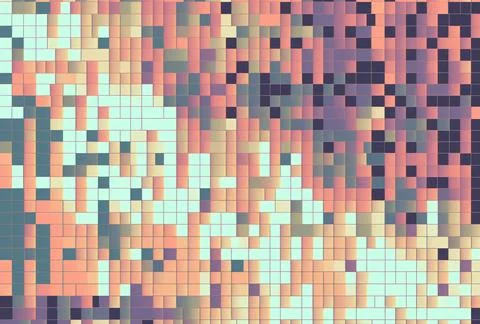 Colorful pixel art pattern seamless graphic background Illustrazione stock
