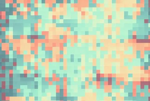 Colorful pixel art pattern seamless graphic background Stock Illustration