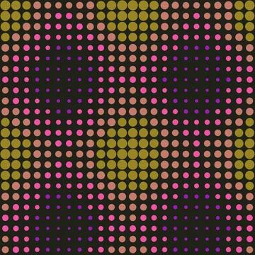 Colorful pixel art pattern with vibrant geometric shapes and dots on dark b.. Stock Illustration