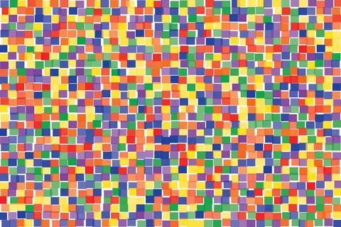 Colorful pixel background, vector cubes Stock Illustration