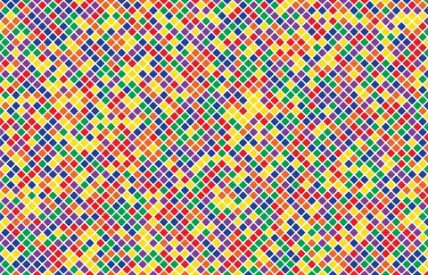 Colorful pixel fabric texture pattern background Stock Illustration