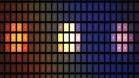 Colorful pixel grid patterns technology. Stock Footage 335105744