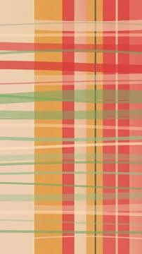 A colorful pixel mosaic pattern with warm red, beige, and green blocks crea.. Stock Illustration